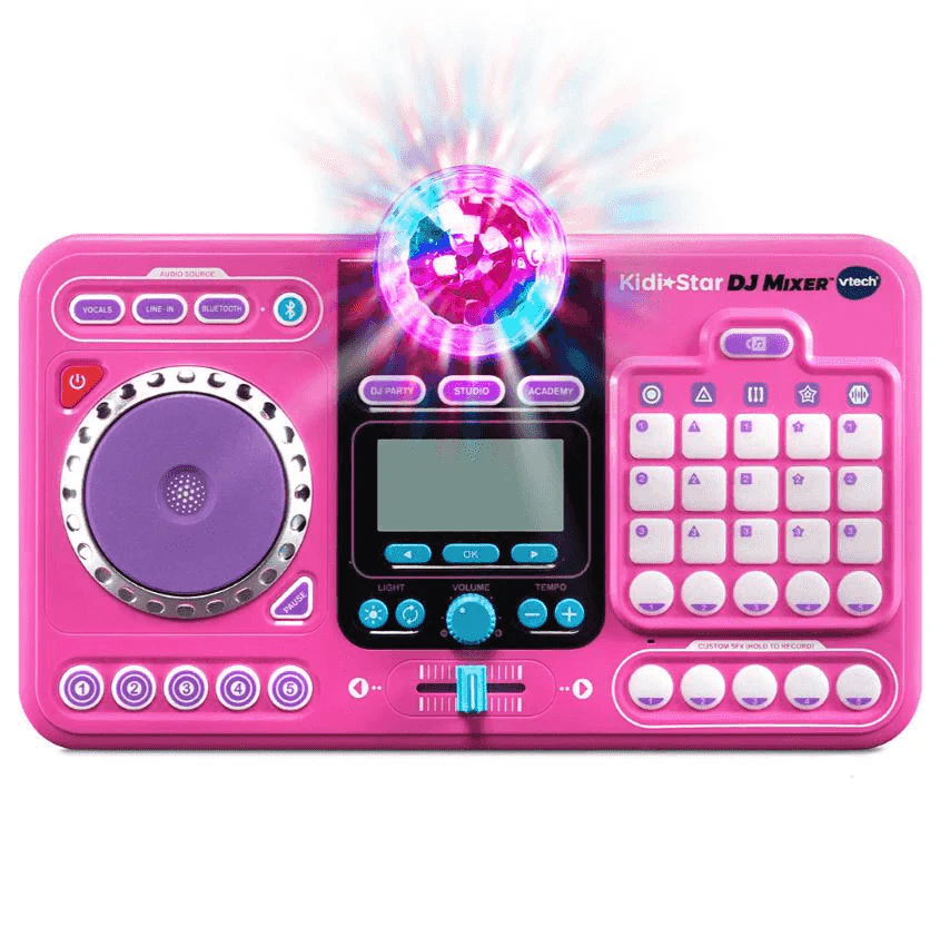 VTech Kidi DJ Mix Mesa de Mezclas Rosa – Mesa de DJ interactiva para niños - Image 2