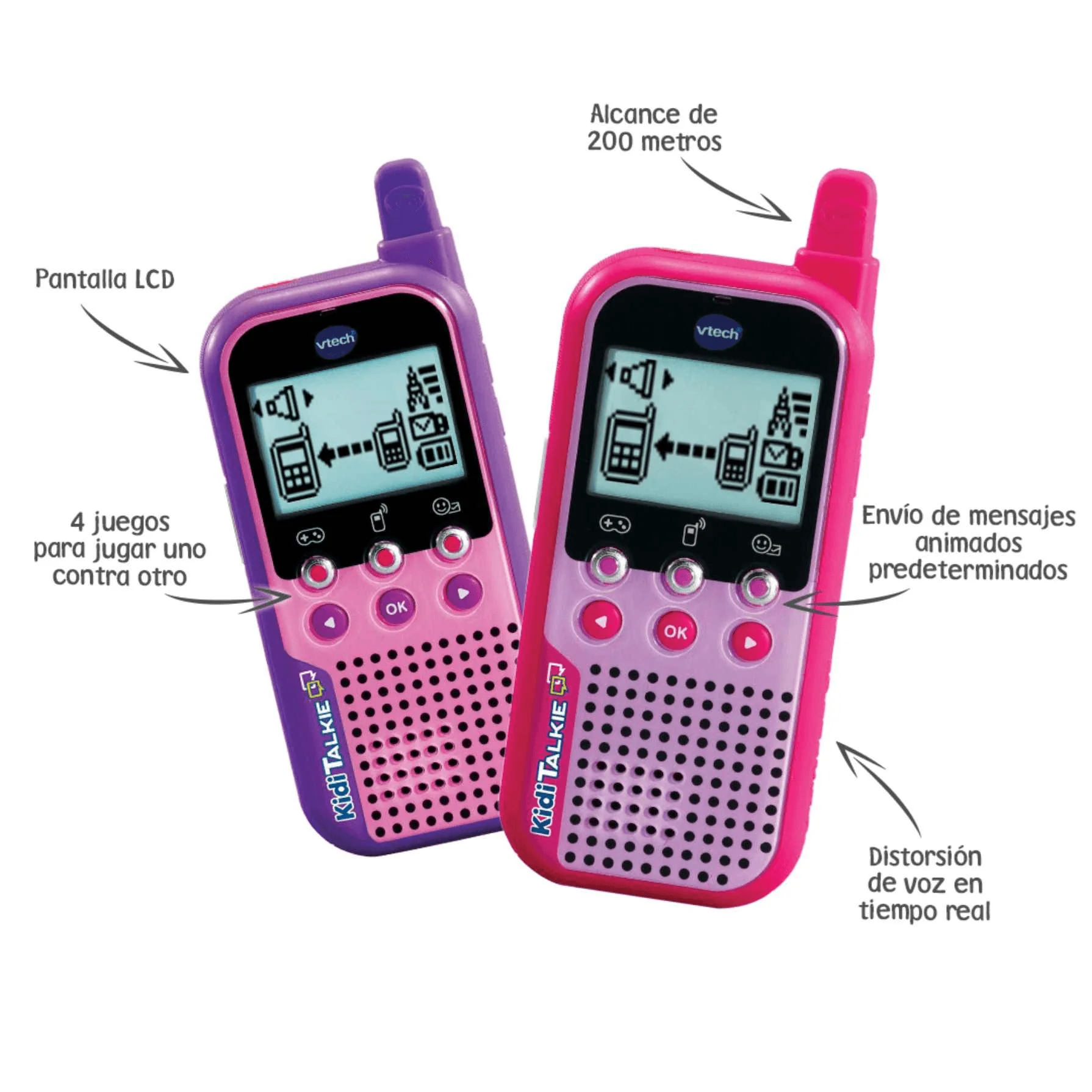 Vtech Kidi Talkie 6 en 1 Rosa - Image 3