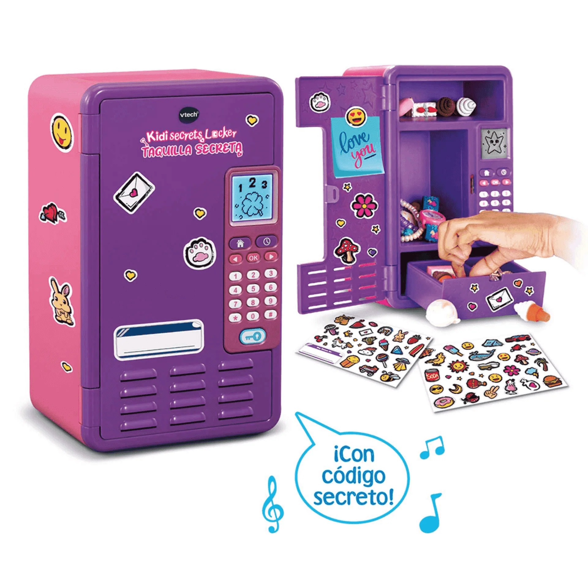 VTech KidiSecrets Locker Taquilla Secreta Morada