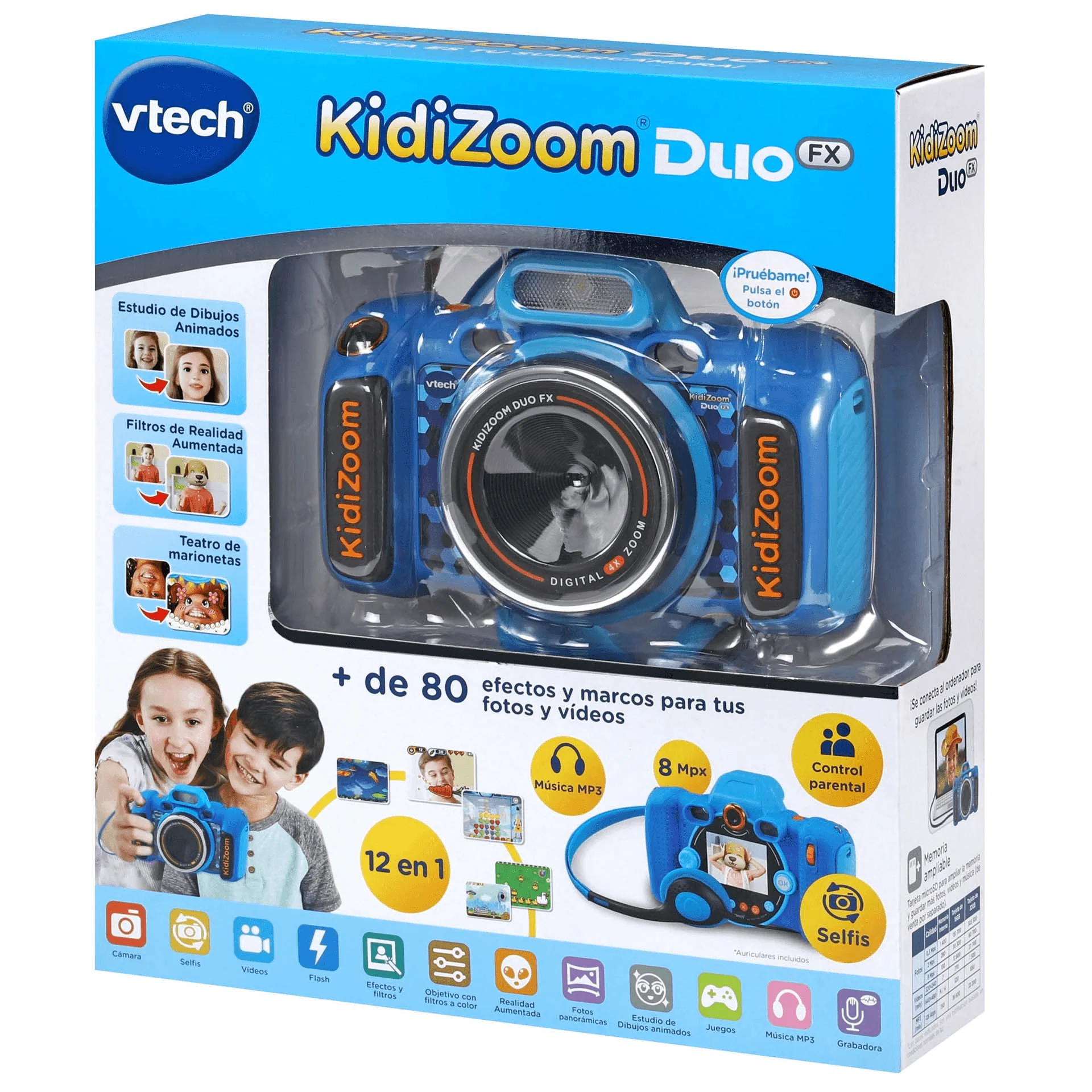 VTech Kidizoom Duo FX azul Cámara fotos infantil 12 en 1 - Image 4