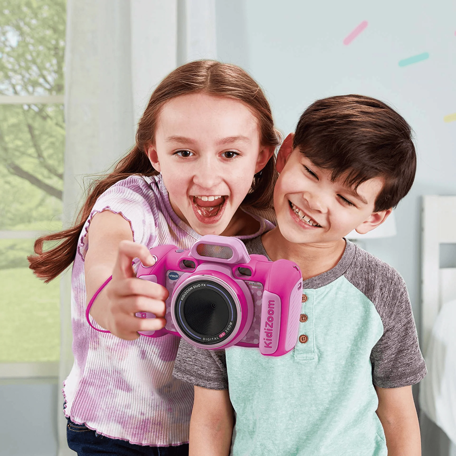 VTech Kidizoom Duo FX rosa Cámara fotos infantil 12 en 2 - Image 3