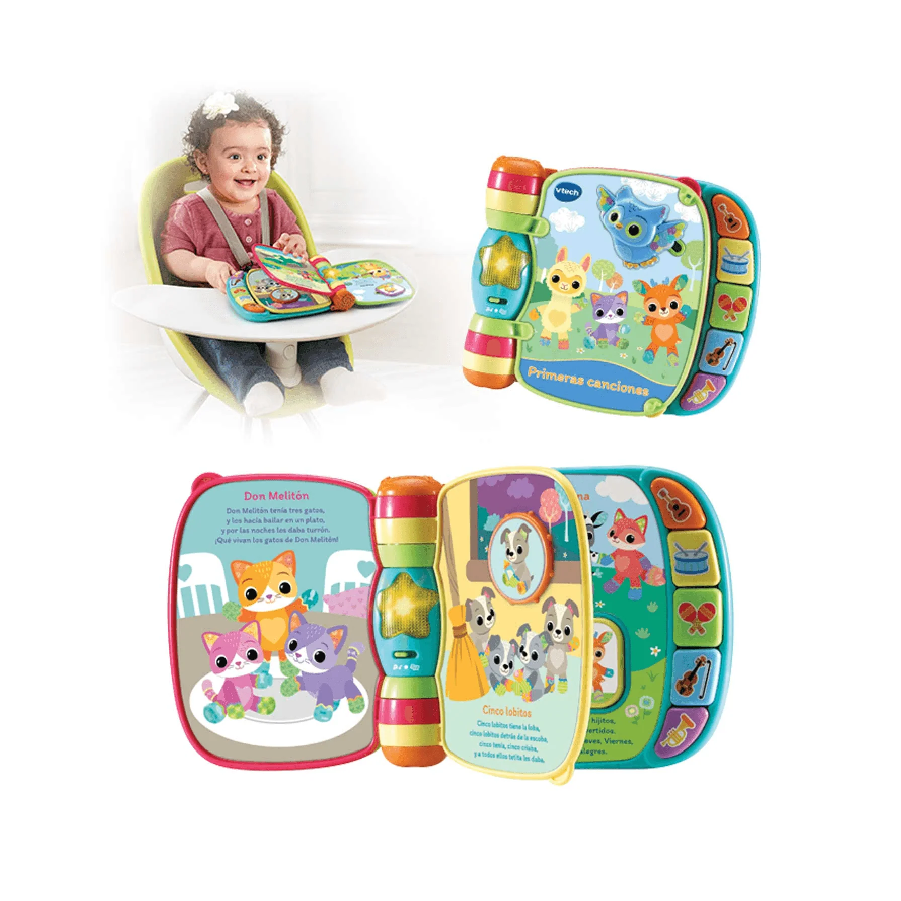 Vtech Primeras canciones Libro Interactivo para Bebés - Image 3