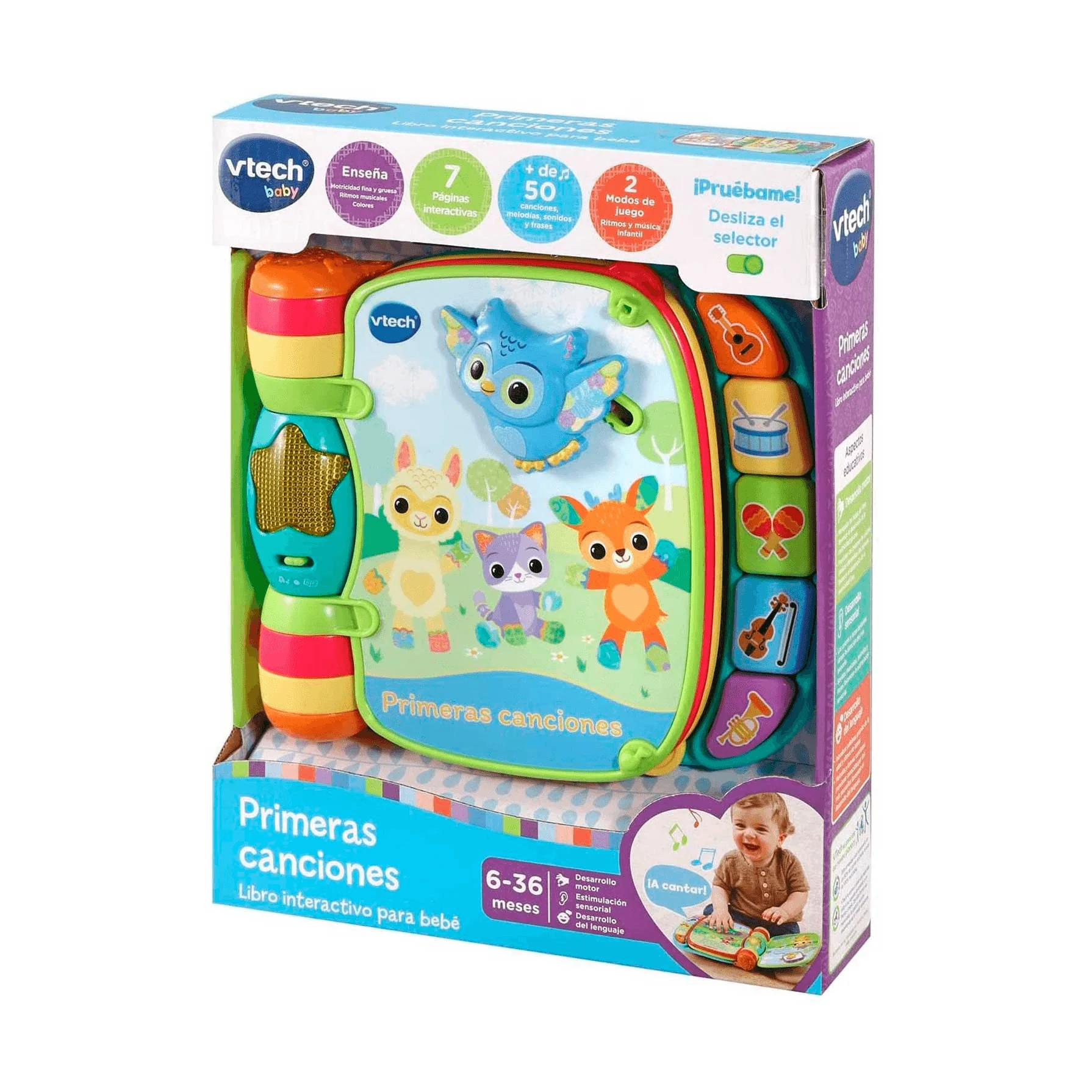 Vtech Primeras canciones Libro Interactivo para Bebés - Image 4