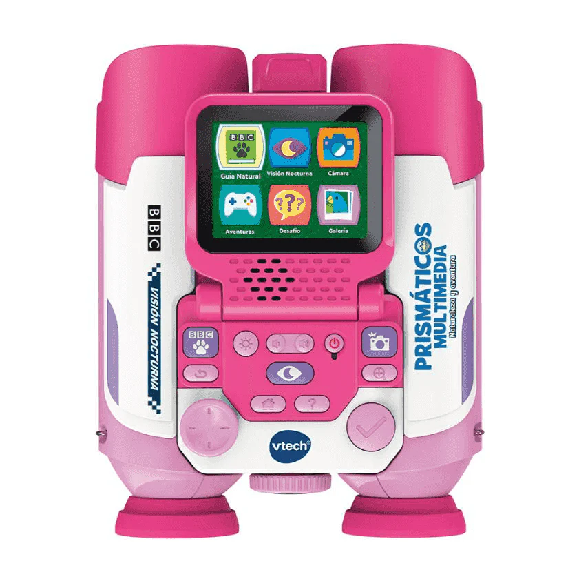 VTech Prismáticos Naturaleza y Aventura Rosa – Binoculares multimedia con cámara - Image 4