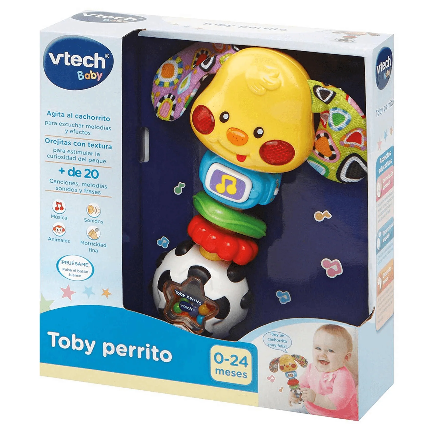 Vtech Sonajero Electrónico Toby El Perrito Con Luz y Voz| Juguete Infantil - Image 5