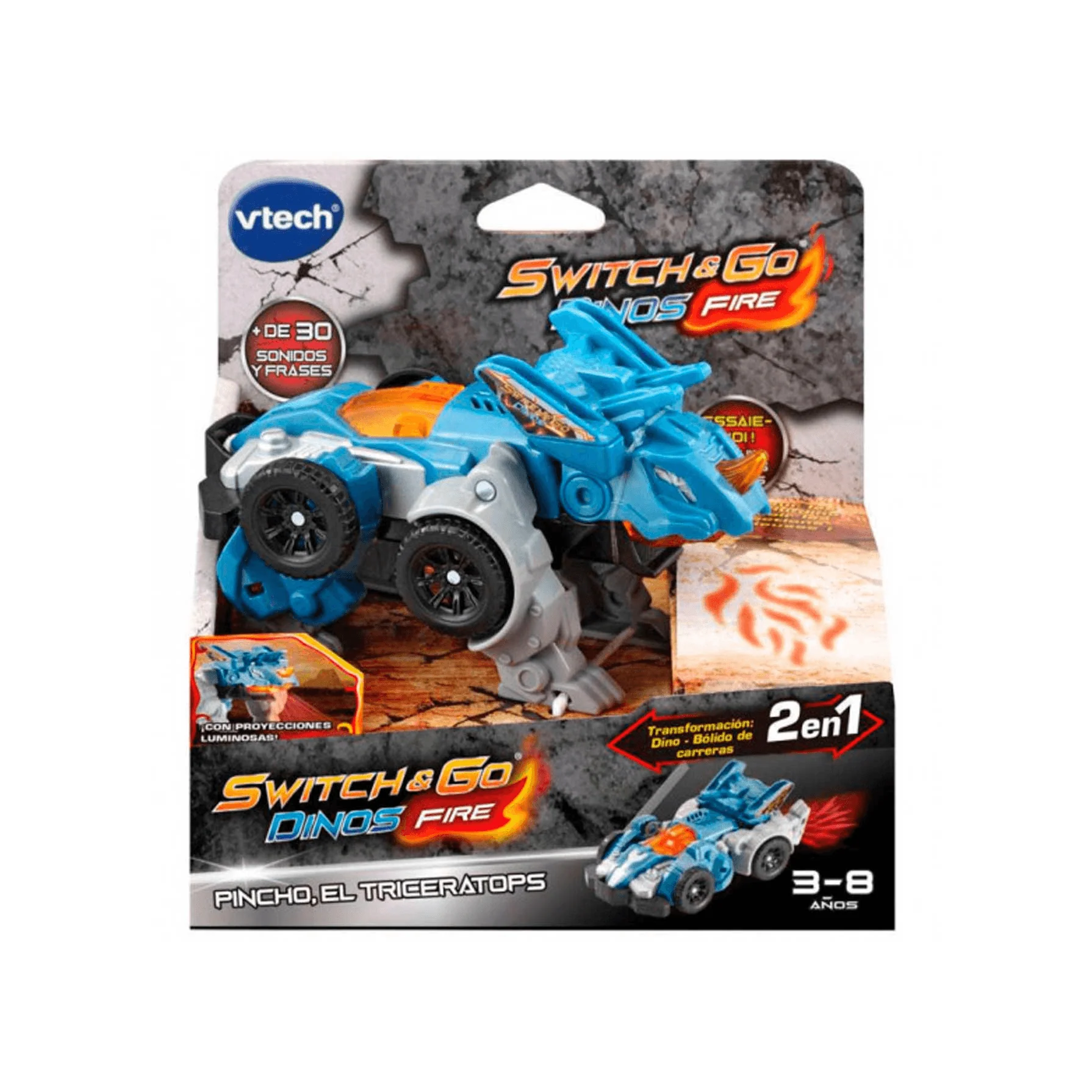Vtech Switch & Go Dinos Pincho El Triceratops