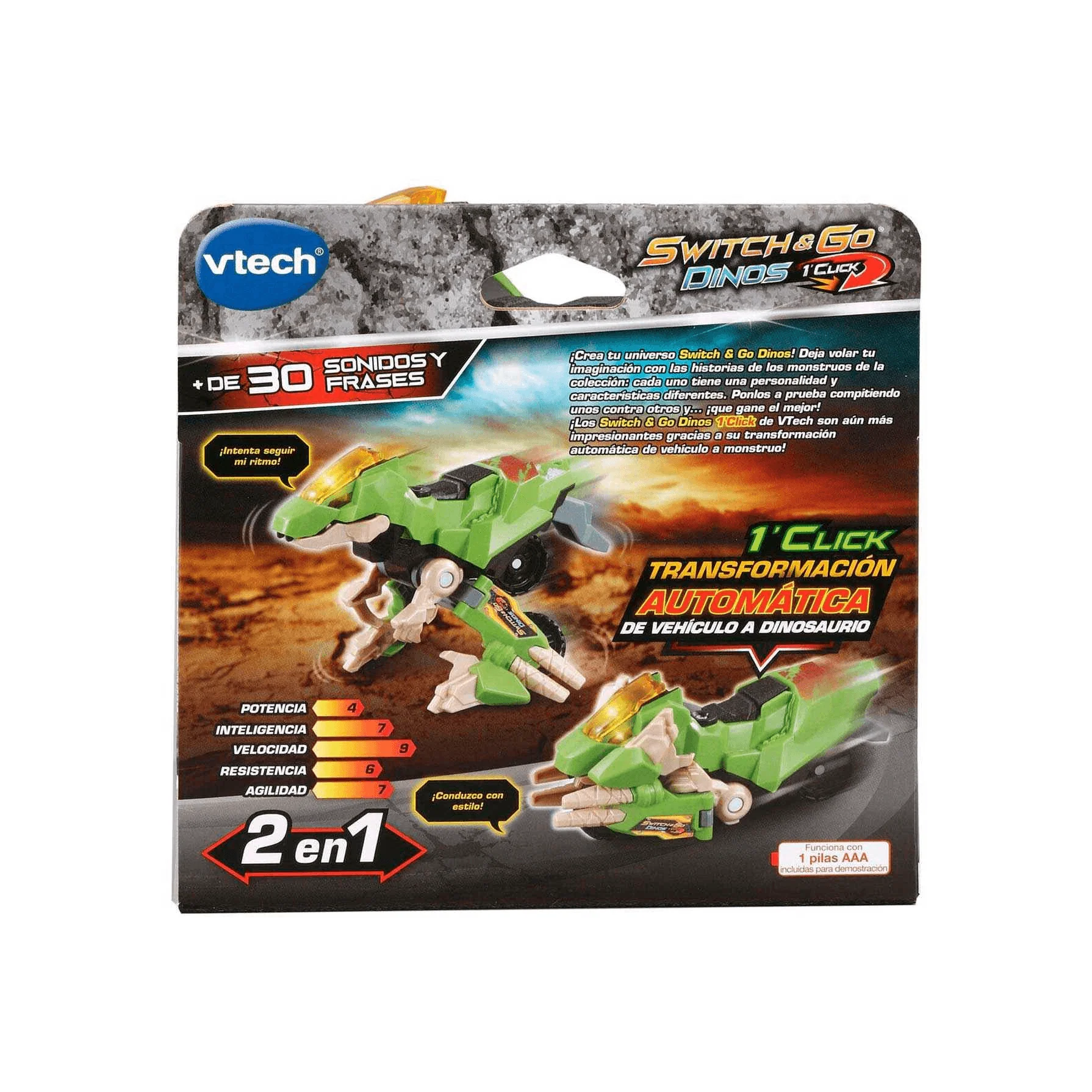 Vtech Switch & Go Dinos Sprint el Velociráptor Moto - Image 3