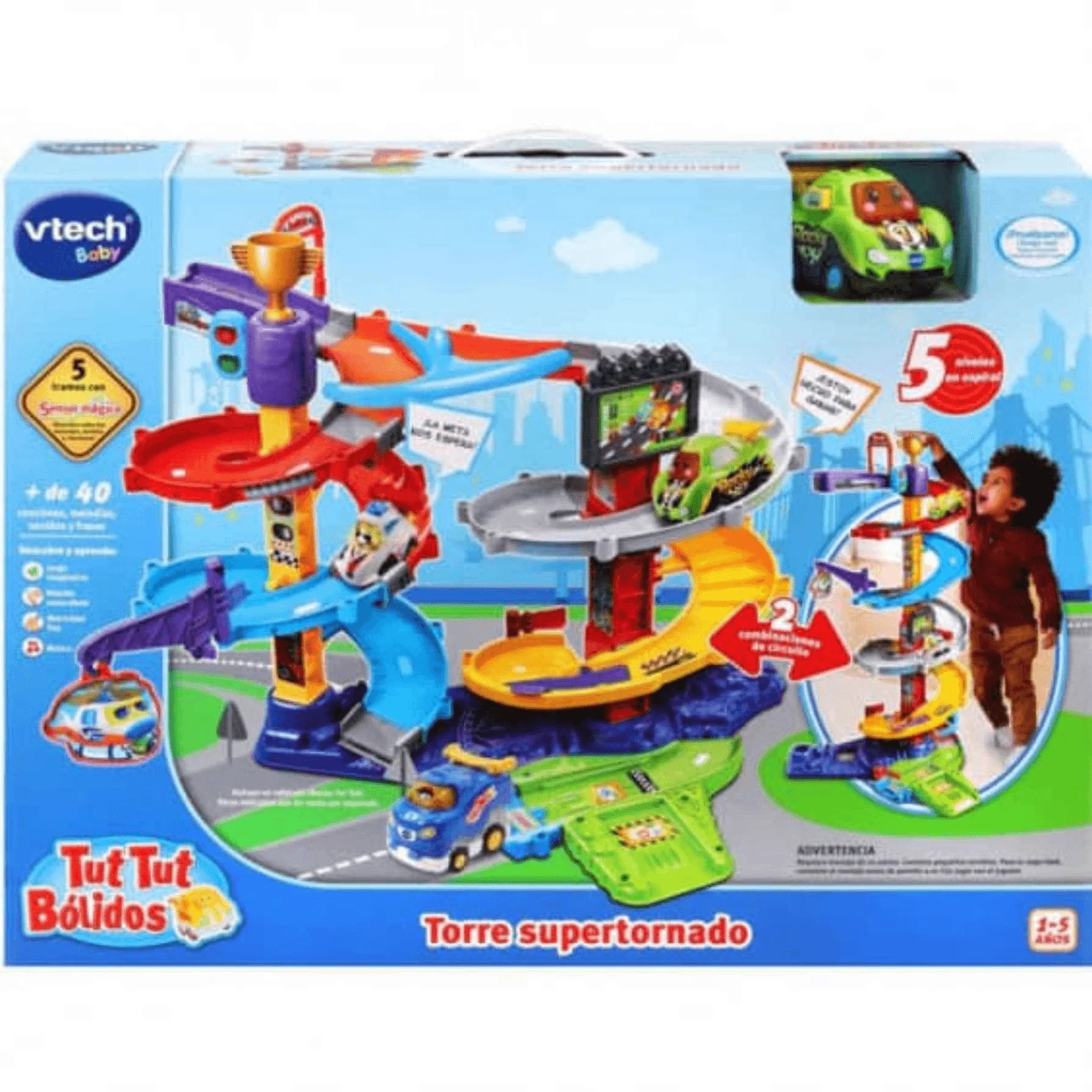 Vtech Torre Supertornado Tut Tut Bólidos
