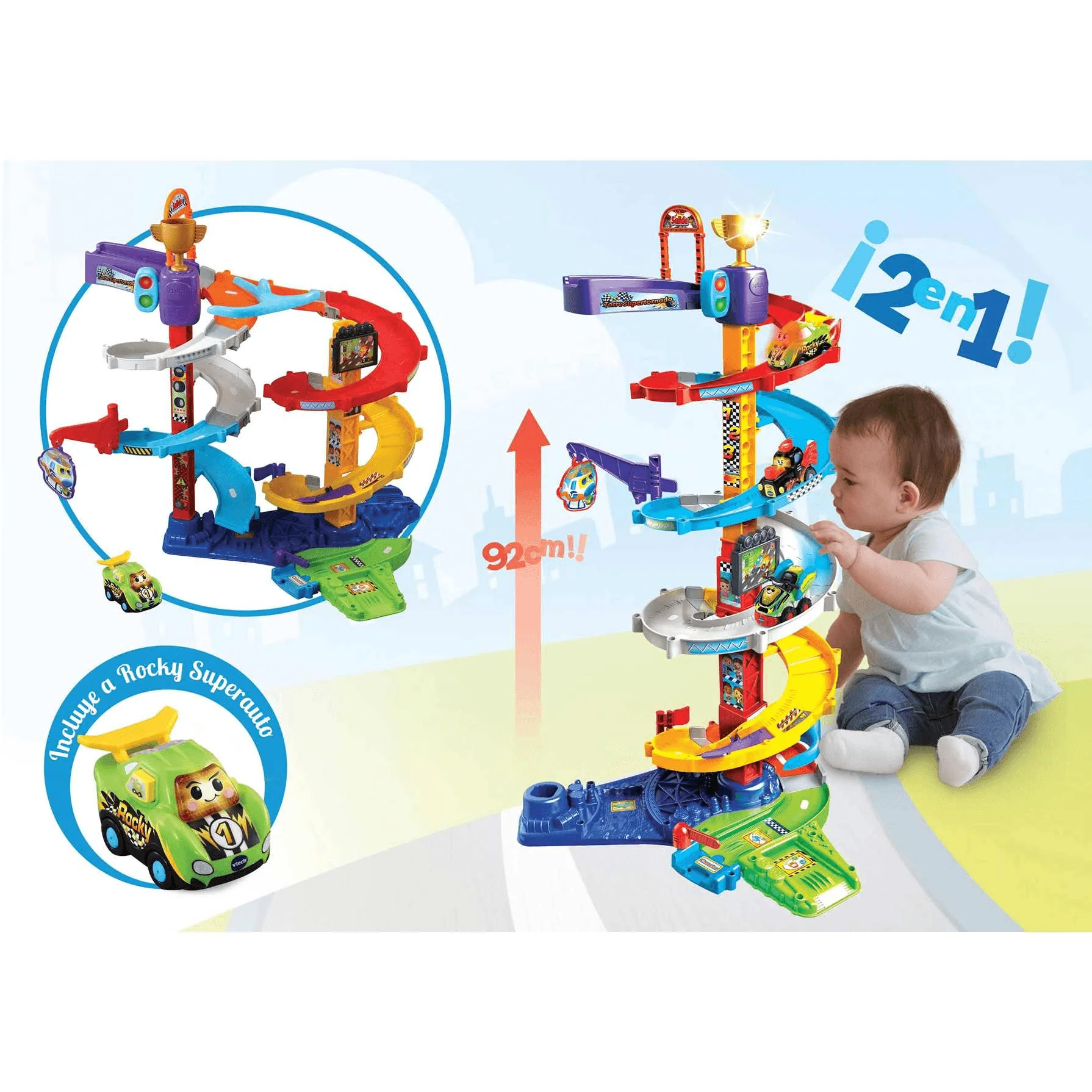 Vtech Torre Supertornado Tut Tut Bólidos - Image 4