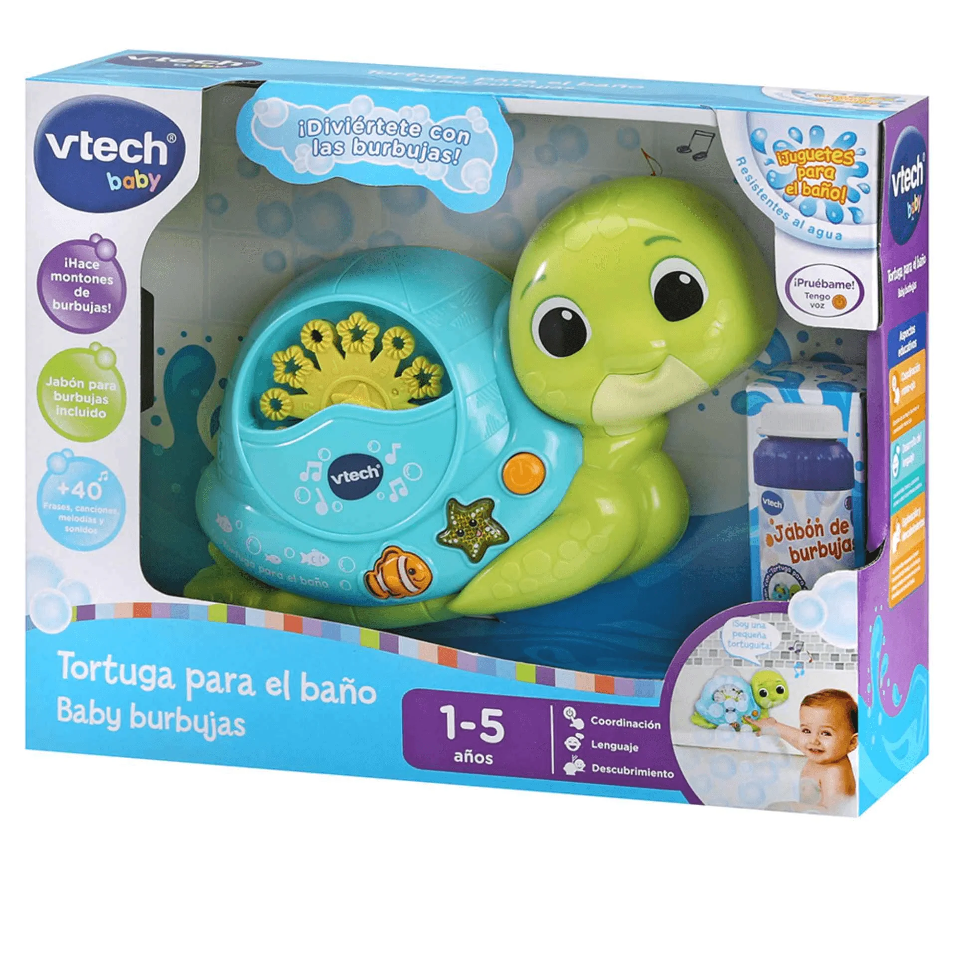 Vtech Tortuga para el baño Baby burbujas - Image 4