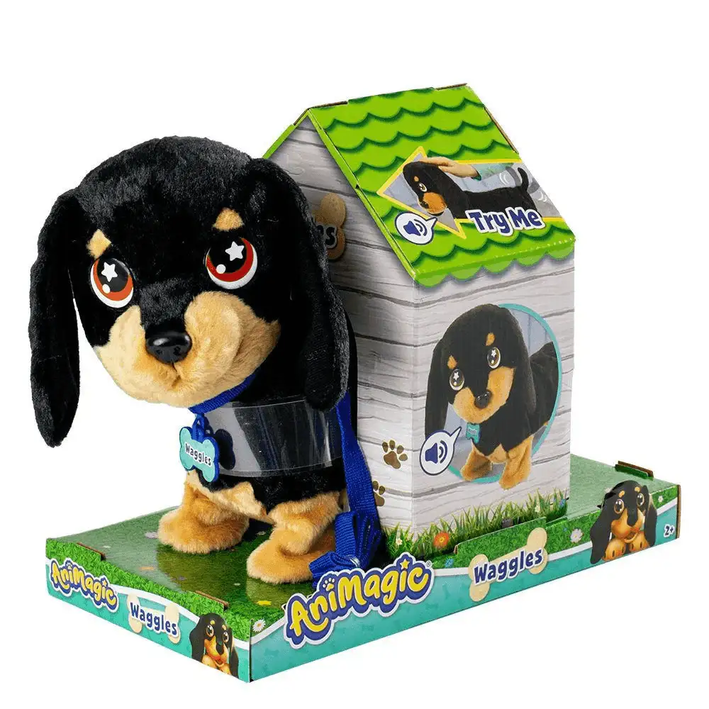 Waggles, mi Perrito Salchicha – Mascota interactiva con correa