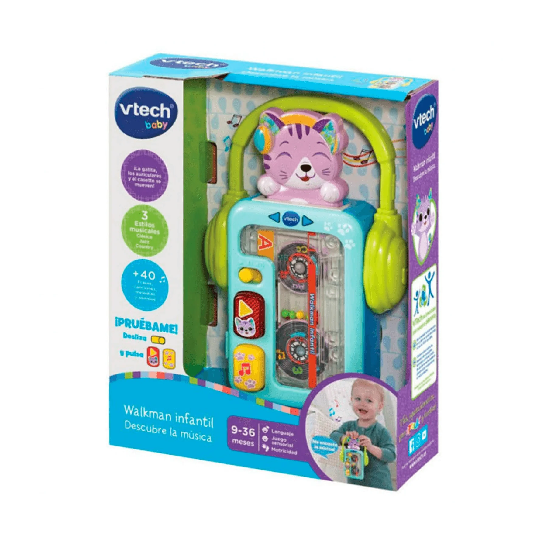 Walkman Infantil Descubre la Música