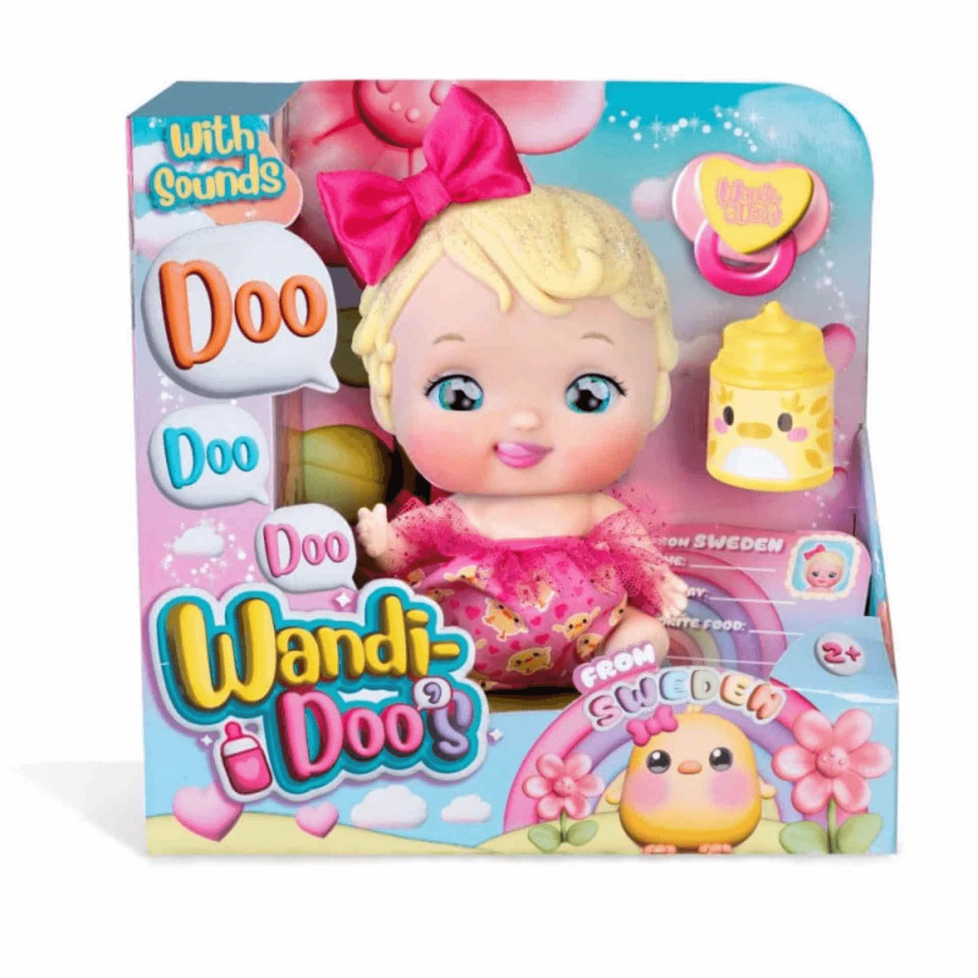 Wandi-Doo Caucasican - El bebé interactivo caucásico Wandi-Doo