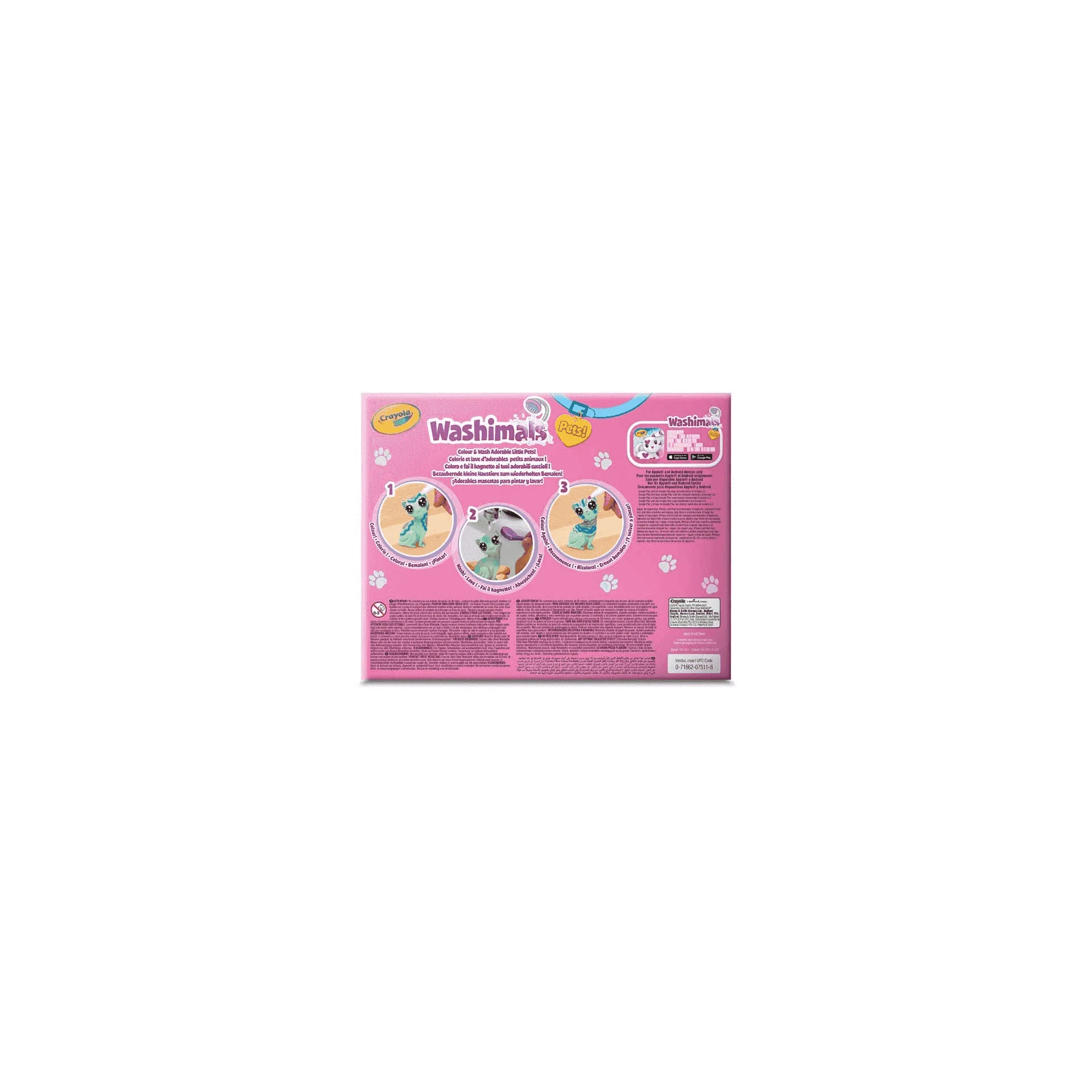 Washimals Pets Crayola 3 cachorros color pastel - Image 4