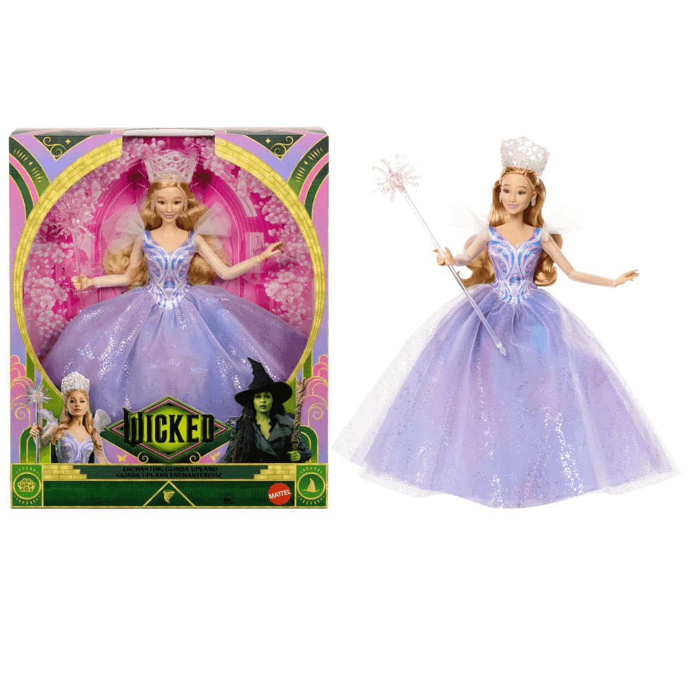 Wicked For Good Glinda muñeca premium coleccionable 8 años