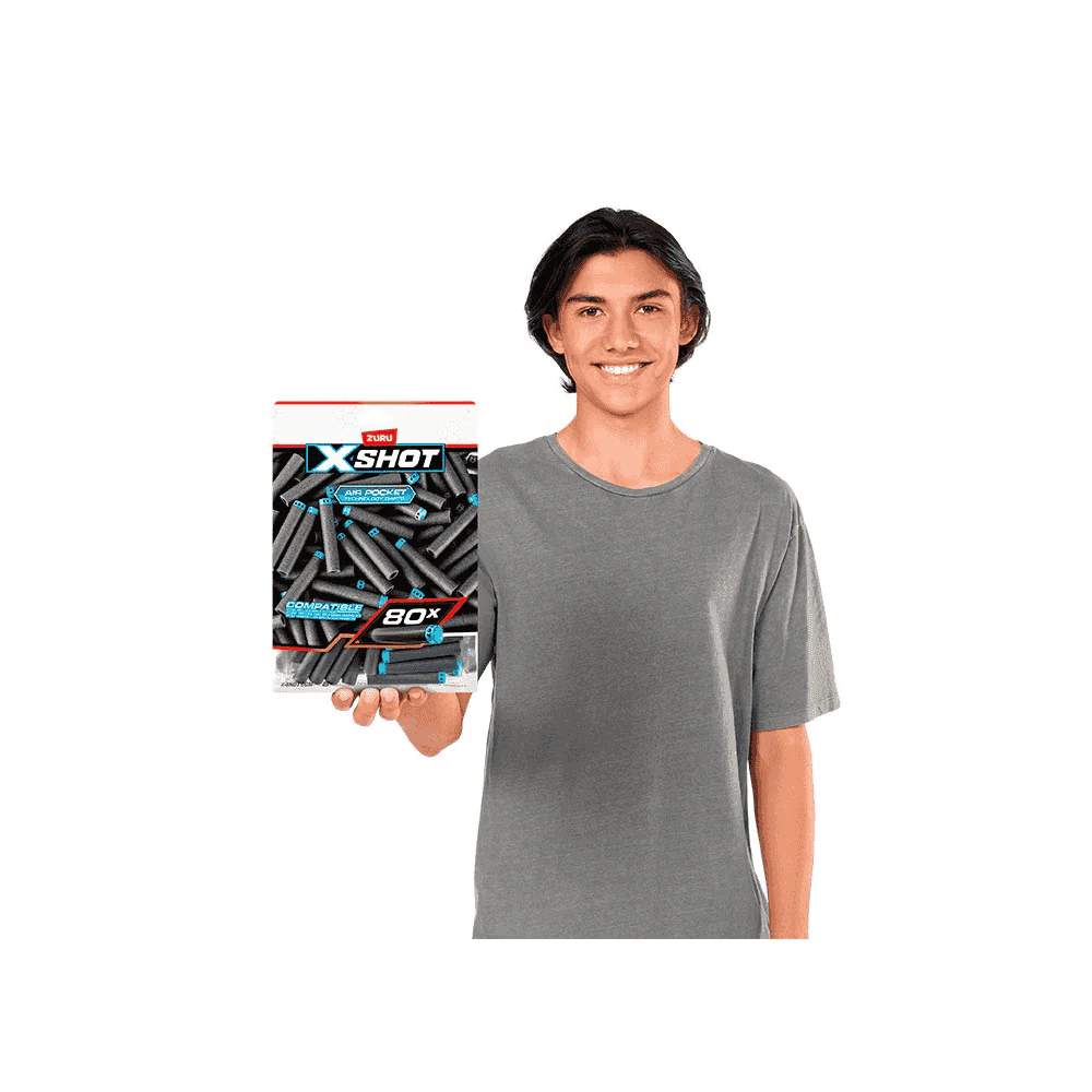 X-Shot Pack 80 Dardos Repuesto (Foilbag Bulk) - Image 4