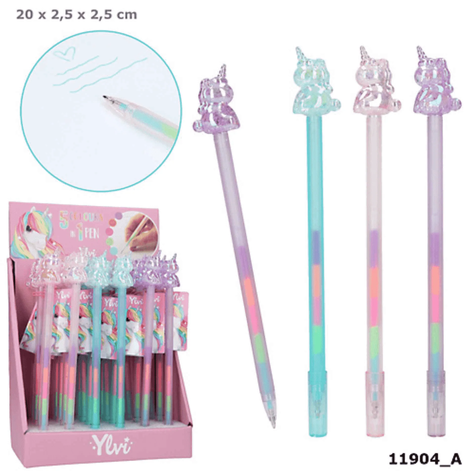 Ylvi Boligrafo Gel Unicornio