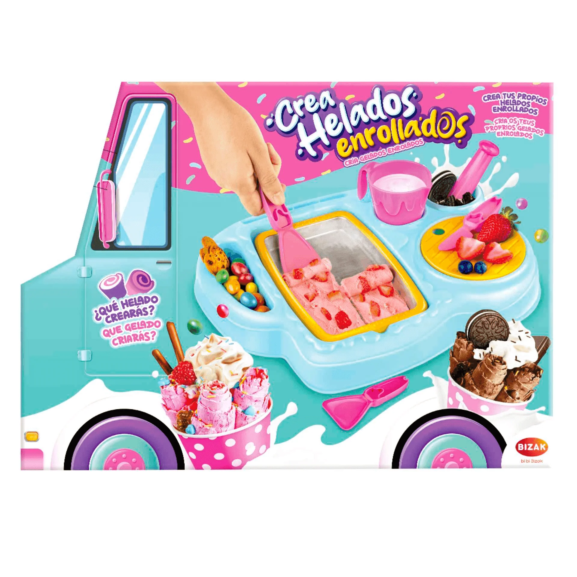 Zap Chef Crea Helados Enrollados