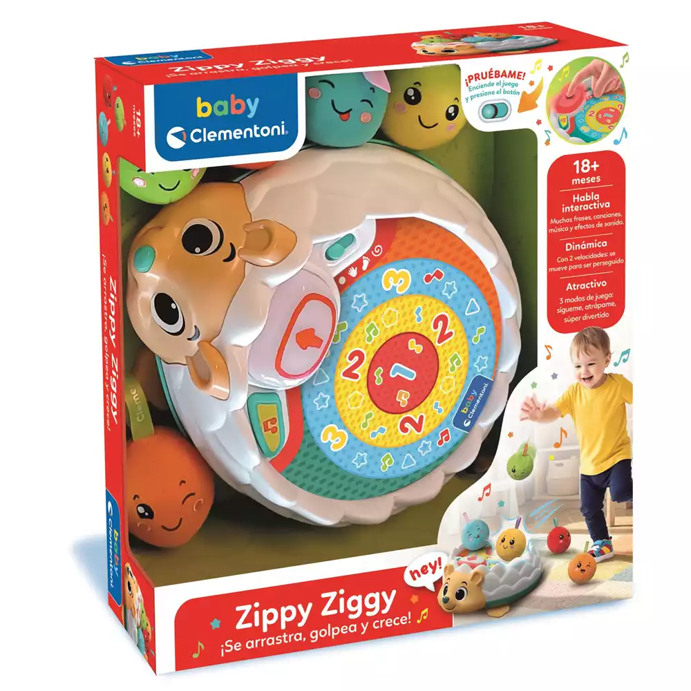 Zippy Ziggy Erizo Interactivo con Luz y Sonido